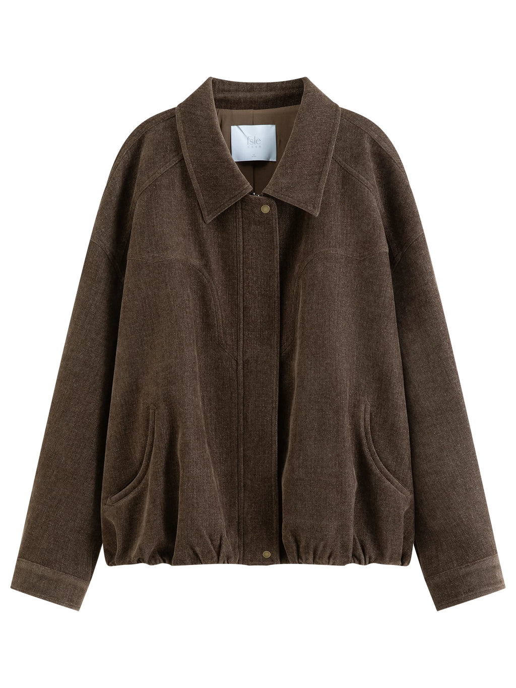 FSLE 2026 Winter Women's Vintage Notch Collar Cropped Barn Jacket Beaded - Elegant Versatile Chic Outerwear for Daily Wear