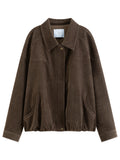 FSLE 2026 Winter Women's Vintage Notch Collar Cropped Barn Jacket Beaded - Elegant Versatile Chic Outerwear for Daily Wear